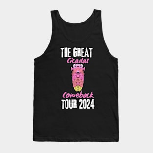 Great Cicada Comeback Tour 2024 Return of the Cicadas Tank Top